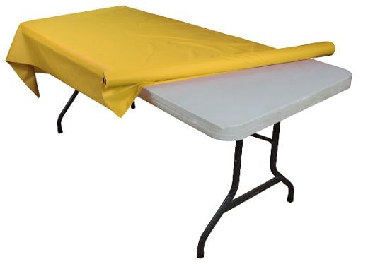 Alternate image of 40 In. X 100 Ft. Yellow Table Roll