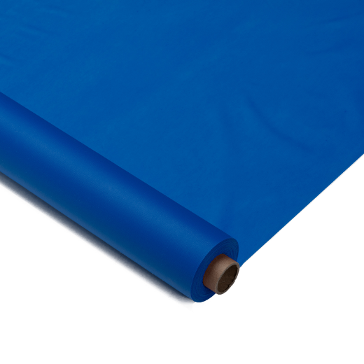 Main image of 40 In. x 100 Ft. Dark Blue Table Roll