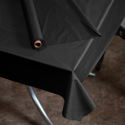 Alternate image of 40 In. X 300 Ft. Premium Black Table Roll