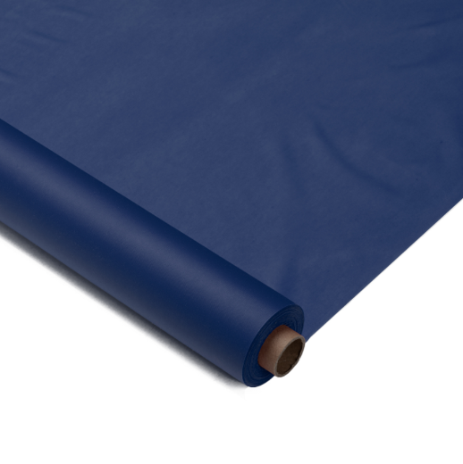 Main image of 40 In. X 300 Ft. Premium Navy Table Roll - 4 Ct.
