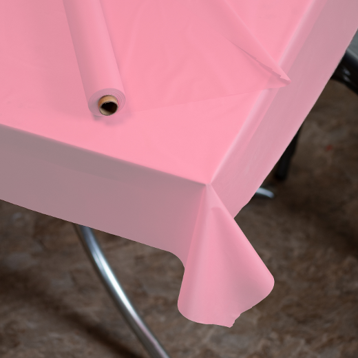 Alternate image of 40 In. X 300 Ft. Premium Pink Table Roll