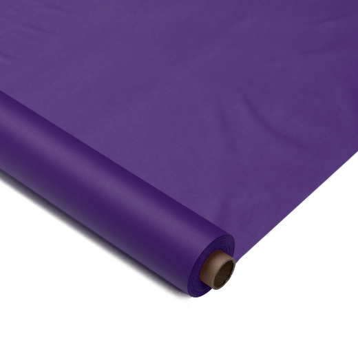 Main image of 40in. x 300ft. Premium Purple Plastic Banquet Rolls (Case 4)