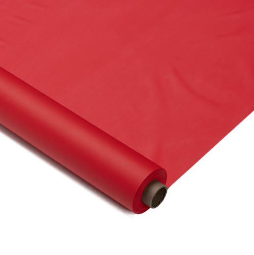 Main image of 40 In. X 300 Ft. Premium Red Table Roll - 4 Ct.
