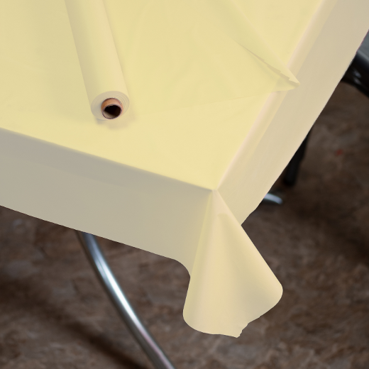 Alternate image of 40 In. x 300 Ft. Premium Light Yellow Table Roll