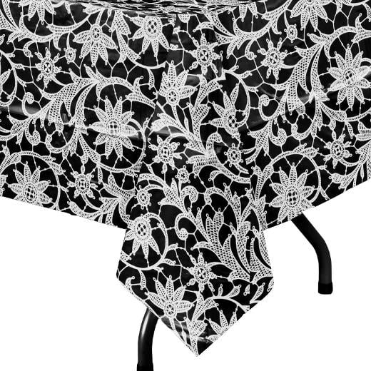 Alternate image of Silver Lace Table Cover