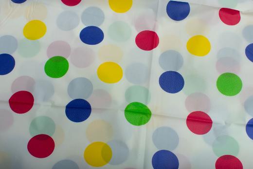 Alternate image of Multi Colored Polka Dot Table Cover