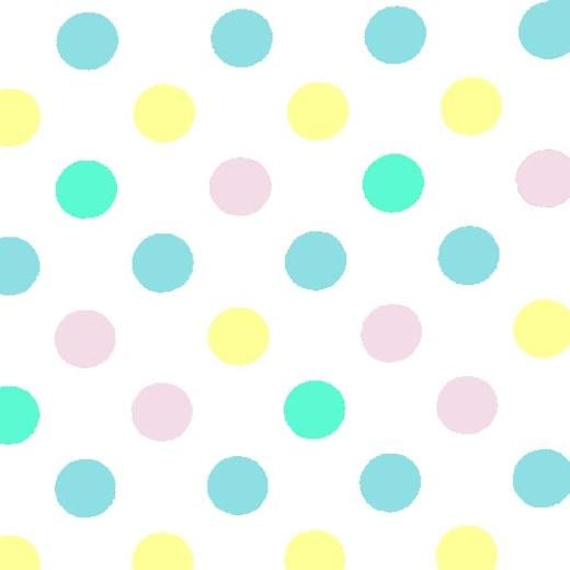 Alternate image of Pastel Polka Dot Plastic Table Cover (Case)