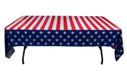 American Flag Tablecloth - 6 pack