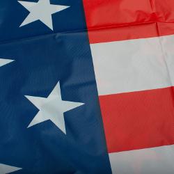 American Flag Plastic Tablecloth