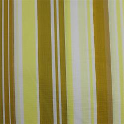 52in. x 70in. Yellow Striped Style Flannel Back Table Cover