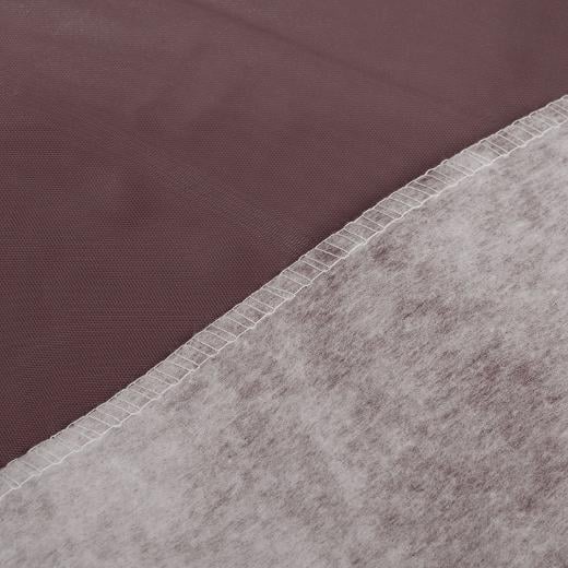 Alternate image of Brown Flannel Backed Table Cover 70 in. Round