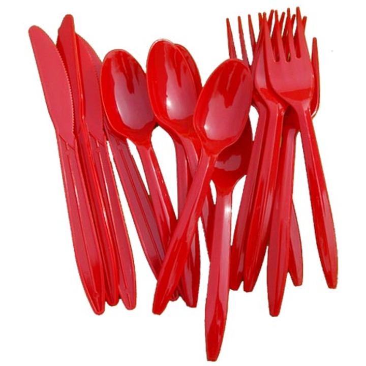 Red Cutlery Combo Pack - 48 Ct.