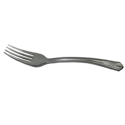 Alternate image of Exquisite Silver Plastic Forks (20)