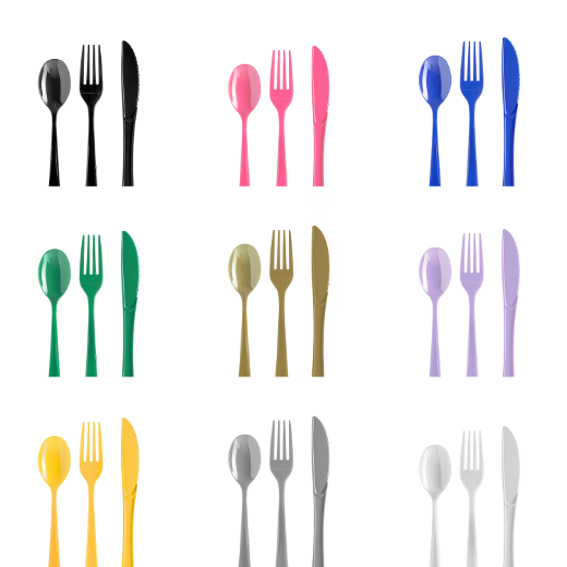 Main image of Heavy Duty Cutlery Combo Pack - 24 Ct.