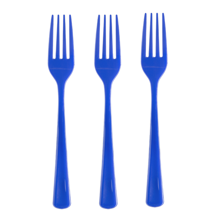 Plastic Forks Dark Blue - 1200 ct.