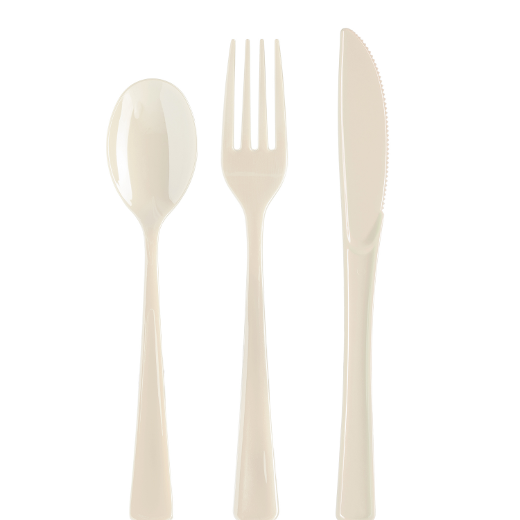 Alternate image of Plastic Forks Ivory - 1200 ct.
