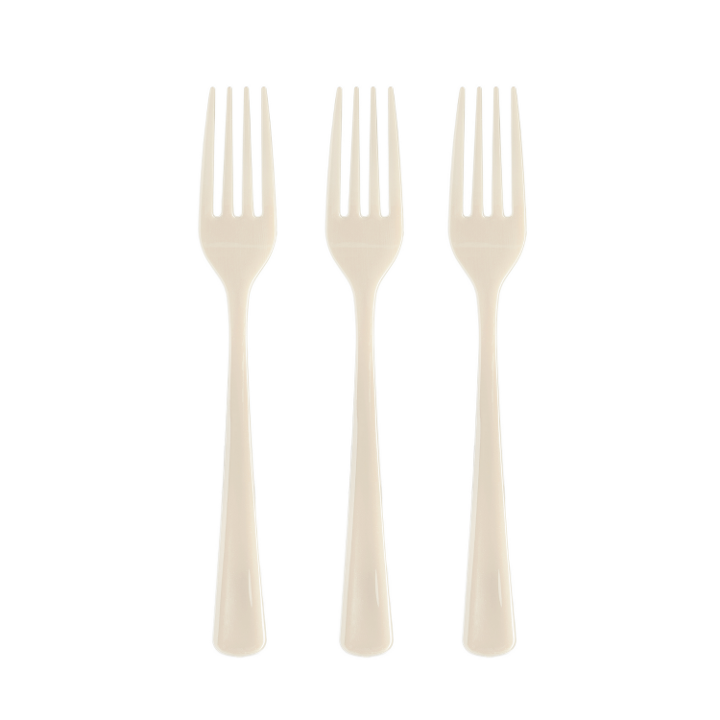 Plastic Forks Ivory - 1200 ct.
