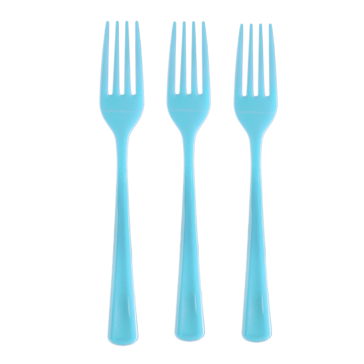 Plastic Forks Light Blue - 1200 ct.