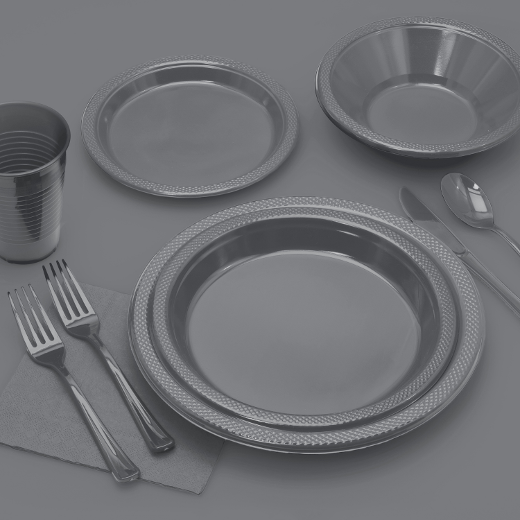 Alternate image of Plastic Forks Silver - 1200 ct.