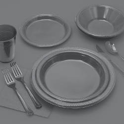 Plastic Forks Silver - 1200 ct.