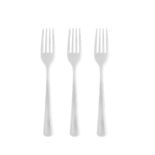 Main image of Heavy Duty White Plastic Forks - 50 Ct.