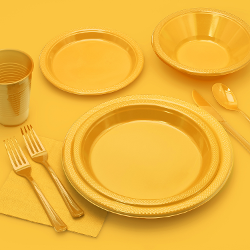 Plastic Forks Yellow - 1200 ct.