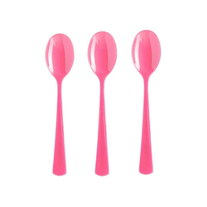 Plastic Spoons Cerise - 1200 ct.