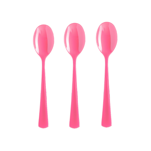 Main image of Plastic Spoons Cerise - 1200 ct.