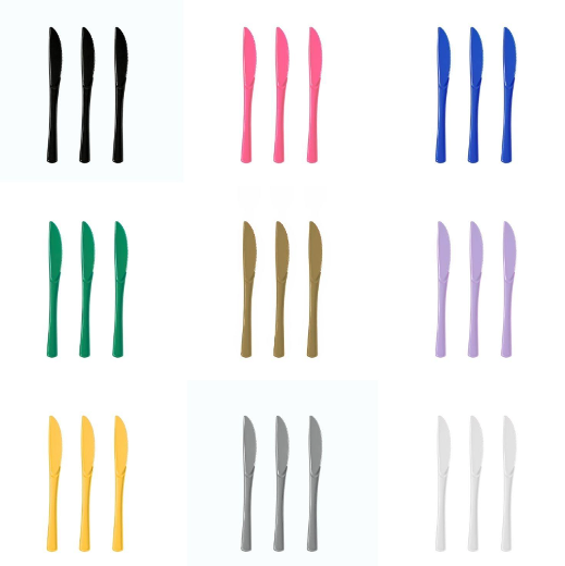 Main image of Plastic Knives - 1200 Ct.