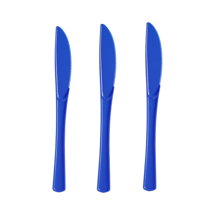Plastic Knives Dark Blue - 1200 ct.