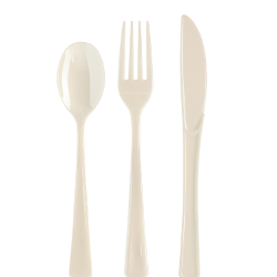 Plastic Knives Ivory - 1200 ct.