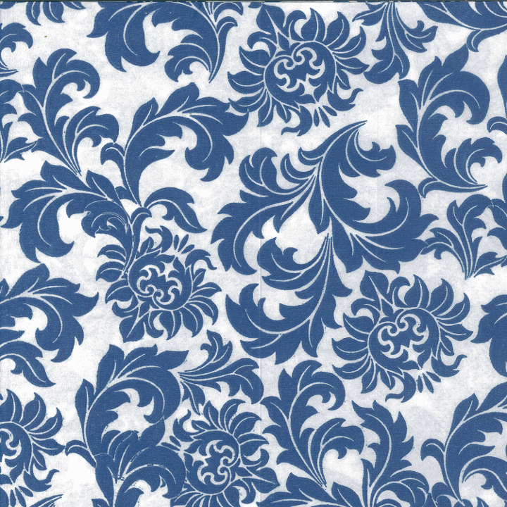 Classic Navy Printed Paper Napkins - 20 Ct.