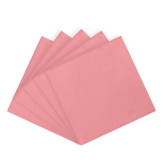 Alternate image of Pink Luncheon Napkins Bulk (50)