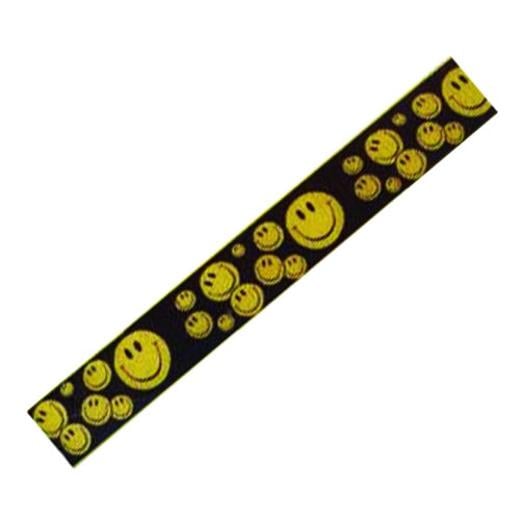 Main image of 30ft. Smiley Face Printed Crepe Streamer