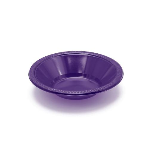 Main image of 12 Oz. Purple Plastic Bowls - 8 Ct.