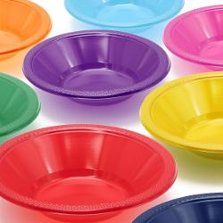 12 oz. Clear Plastic Bowls - 600 Ct.