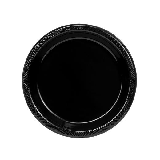Main image of 7in. Plastic Plates 50 ct. Black - 600 ct.