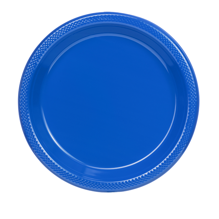 7in. Plastic Plates 50 ct. Dark Blue - 600 ct.