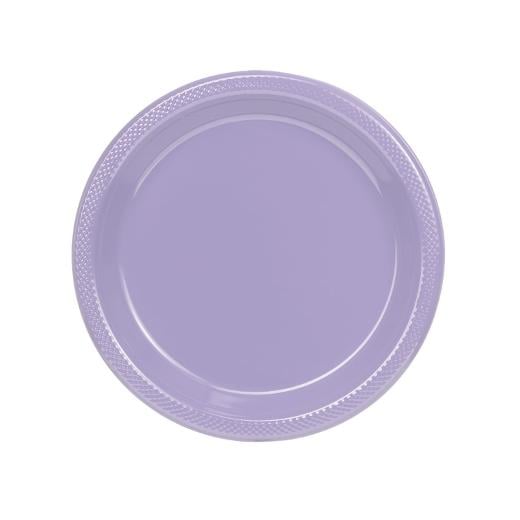Main image of 7 In. Lavender Plastic Plates - 50 Ct.