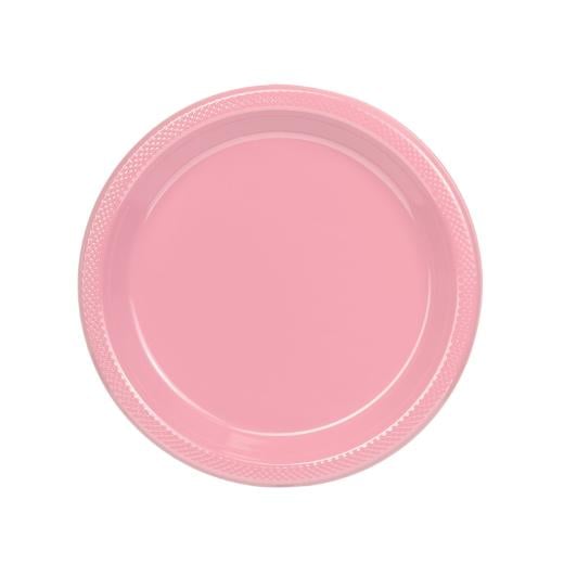 Main image of 7 In. Pink Plastic Plates - 50 Ct.