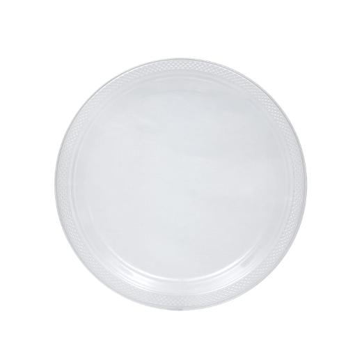 Main image of 7 In. Clear Plastic Plates - 50 Ct.