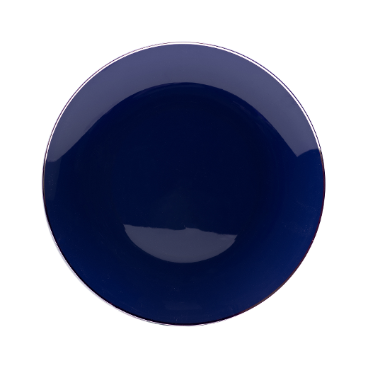 Main image of 8 inch. Navy Classic Design Plates - 10 Ct.