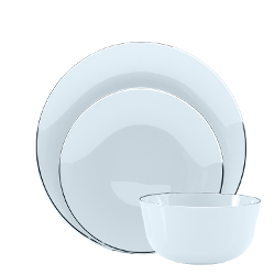Classic Sage Design Plastic Bowls - 10 Ct.