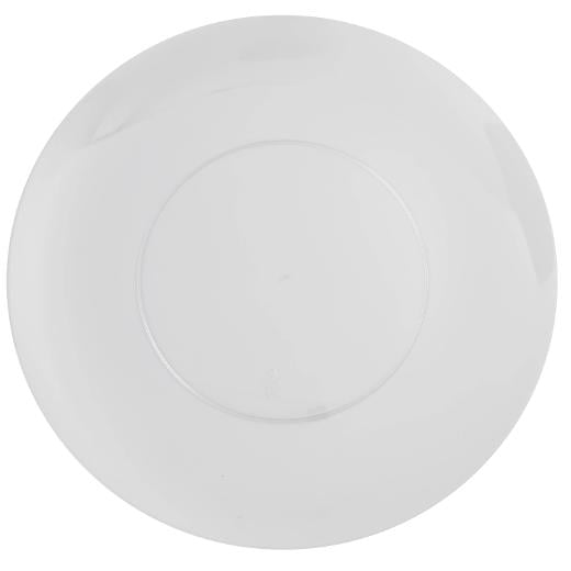 10 In. Trend Glass Look Plastic Plates - 10 Ct.