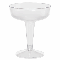 Plastic Cocktail Glasses - 24 Ct.