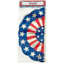 12ft. Patriotic Fan Foil Banner