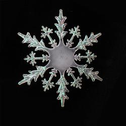 Plastic Snowflake Decoration