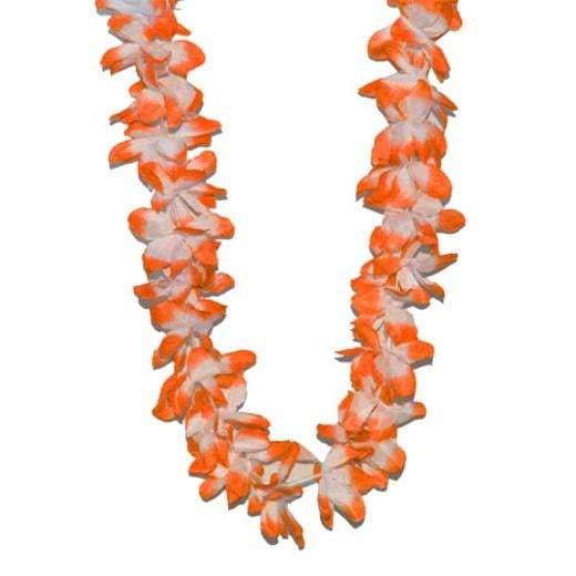 Orange Plumeria Flower Leis