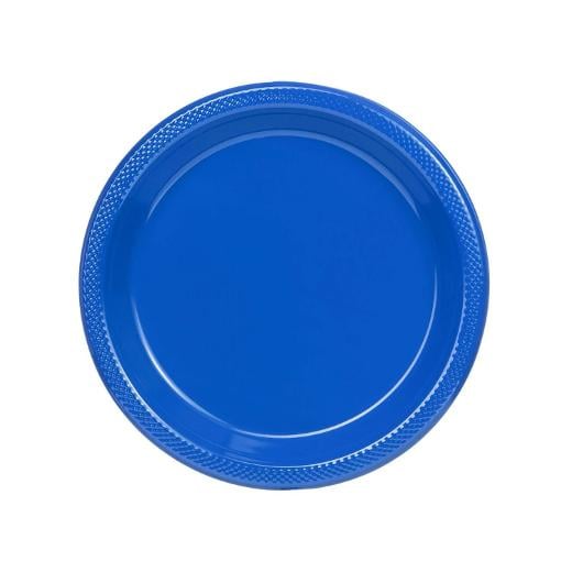 Alternate image of 350 Pcs Dark Blue/White Disposable Tableware Set
