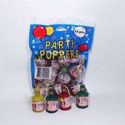 Classic Party Poppers (12)